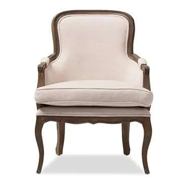Elegant Baxton Studio Napoleon French Accent Chair