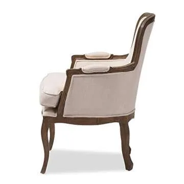 Elegant Baxton Studio Napoleon French Accent Chair