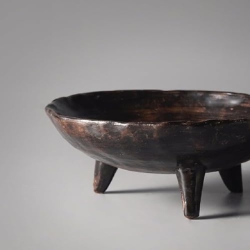Japandi Three-Footed Decorative Bowl for Home Decor