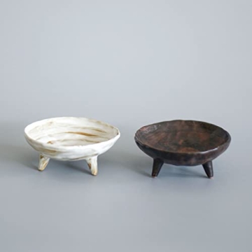 Japandi Three-Footed Decorative Bowl for Home Decor
