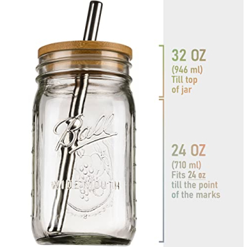 Reusable Boba Cups: Bamboo Lids & Stainless Straws