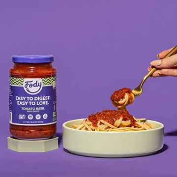 Fody Tomato Basil Pasta Sauce 19.4 oz Low FODMAP Organic