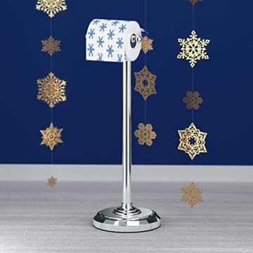 Gatco 1436C Pedestal Toilet Paper Holder in Chrome 22"