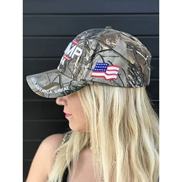 Donald Trump 2024 Adjustable Camo Baseball Cap