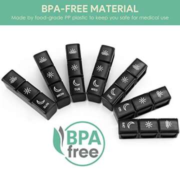 Weekly Pill Organizer for Seamless Medication Management