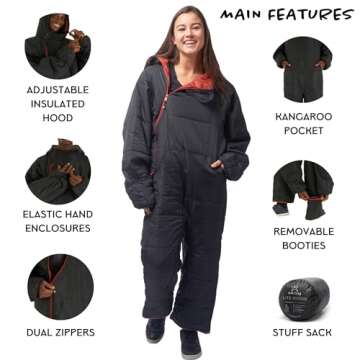 Selk'bag Lite Wearable Sleeping Bag - Cozy and Mobile Comfort for Every Adventure