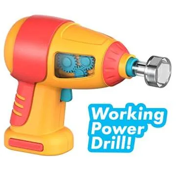 Educational Insights Design & Drill Bolt Buddies Helicopter Take Apart Toy with Electric Toy Drill, Preschool STEM Toy, Gift for Boys & Girls, Ages 3+