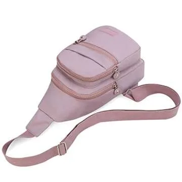 EVANCARY Crossbody Small Sling Bag Sling Backpack for Women Men, Chest Daypack Crossbody Backpack Travel Sports Hiking