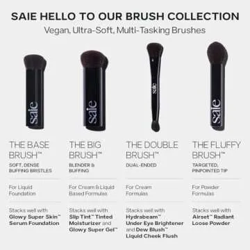 Saie Base Brush - Perfect for Liquid Makeup Application