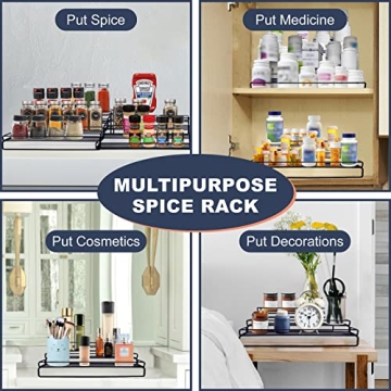 Adjustable 4 Tier IFELS Spice Rack Organizer for Kitchen