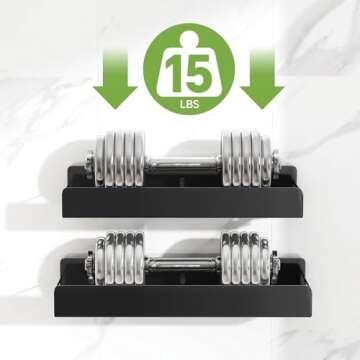 Kitstorack 2 Pack Spice Rack Wall Mount for Home, Kitchen, Pantry Organizers and Storage