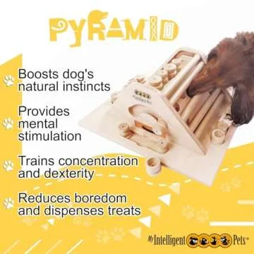 Interactive Dog Puzzle Toy for Intelligent Playtime