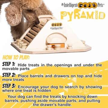 Interactive Dog Puzzle Toy for Intelligent Playtime