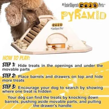 Interactive Dog Puzzle Toy for Intelligent Playtime