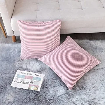 Elegant Throw Pillow Covers 18x18 for Home Decor