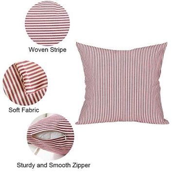 Elegant Throw Pillow Covers 18x18 for Home Decor