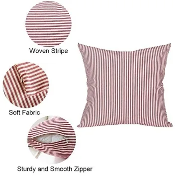 Elegant Throw Pillow Covers 18x18 for Home Decor