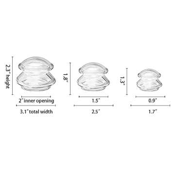 ICUPPING Cupping Therapy Set for Home Use and Professionally Massage Therapists, Silicone Cupping Se...