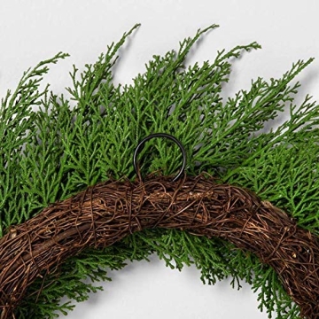 Hearth & Hand Fall Wreath 18 inch Faux Cedar Decoration