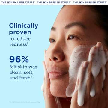 Skinfix Barrier+ Foaming Oil Cleanser: Gently Removes Dirt and Makeup, Reduces Visible Redness, Doesn’t Strip Skin Lipids, 6 Fl Oz