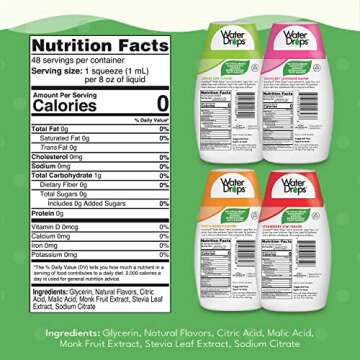 SweetLeaf Stevia Water Drops - Water Enhancer Variety Pack, Sugar Free Stevia Water Flavoring Drops,...