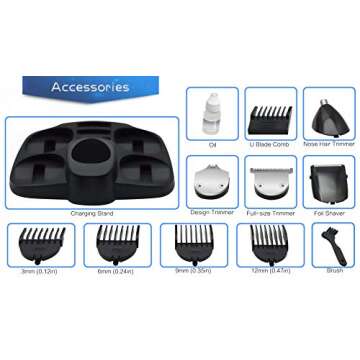 Electric Shaver and Beard Trimmer - 5 in 1 Grooming Kit