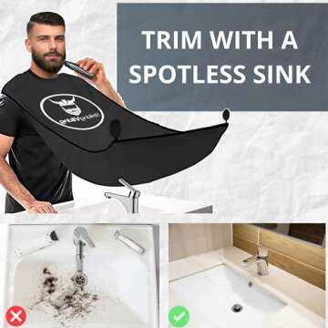 Mess-Free Grooming: Striking Viking Beard Bib Kit