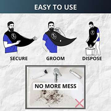 Mess-Free Grooming: Striking Viking Beard Bib Kit