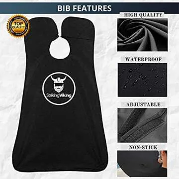 Mess-Free Grooming: Striking Viking Beard Bib Kit