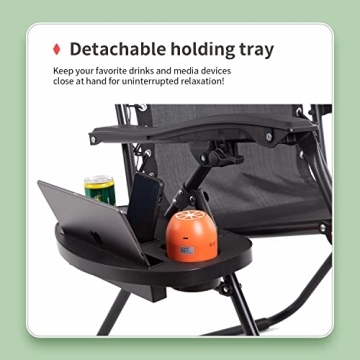 Adjustable Zero Gravity Lounge Chair Set Outdoor Comfort