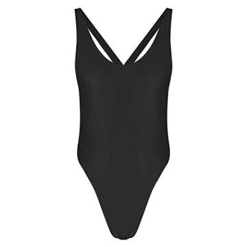 ACSUSS Men's Sexy Crossover G-String Bodysuit Underwear