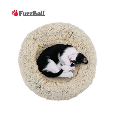 FuzzBall Fluffy Luxe Pet Bed for Small Dogs and Cats