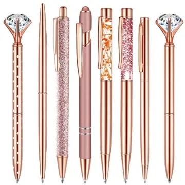 Supervitae Elegant Rose Gold Pen Set for Stylish Writing