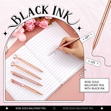 Elegant Supervitae Rose Gold Pen Set for Every Woman