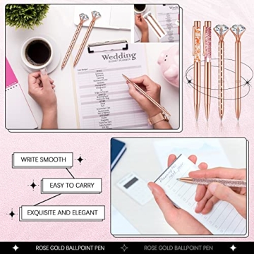 Elegant Supervitae Rose Gold Pen Set for Every Woman