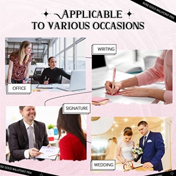 Elegant Supervitae Rose Gold Pen Set for Every Woman