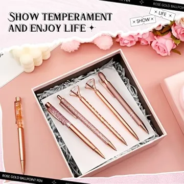 Elegant Supervitae Rose Gold Pen Set for Every Woman