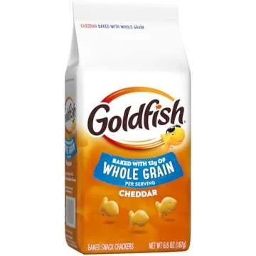 Goldfish Cheddar Cheese Crackers 6.6 Oz Bag - Fun Snack