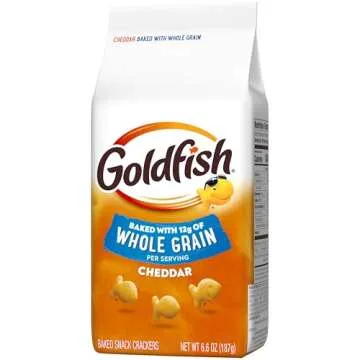 Goldfish Cheddar Cheese Crackers 6.6 Oz Bag - Fun Snack