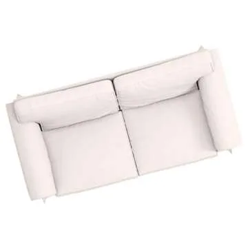 Custom Sofa Cover for IKEA Ektorp Loveseat - Beige