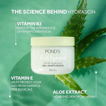 POND'S Aloe Extract & Vitamin B3 Gel Moisturizer for Radiance