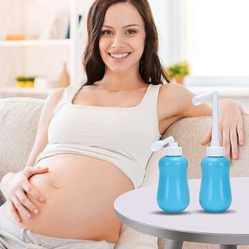 Peri Bottle for Postpartum Care, Postpartum Essentials, Feminine Care 12oz, Blue