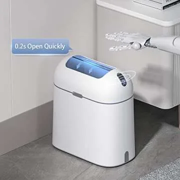 ELPHECO Motion Sensor Trash Can with Butterfly Lid