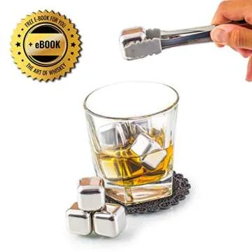 Exclusive Whiskey Stones Gift Set: Chilly Sips, No Dilution