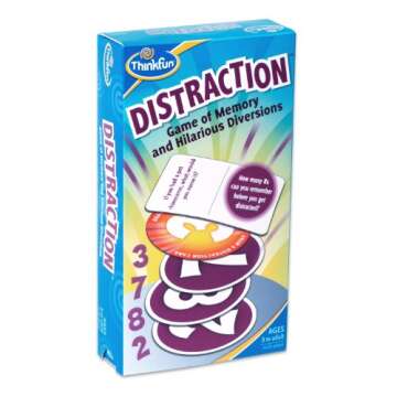 ThinkFun Distraction Card Game - Laughter & Brain Training for All Ages