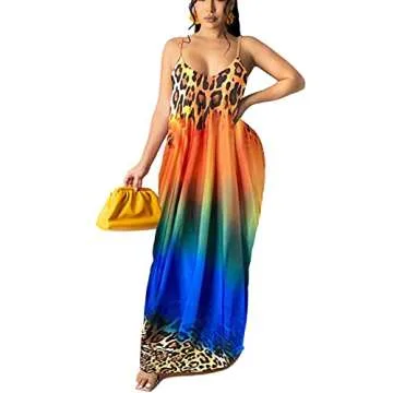BFFBABY Plus Size Striped Maxi Dress with Pockets