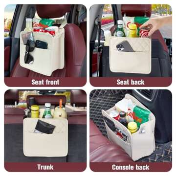 Meirenda Car Back Seat Organizer for Kids & Adults