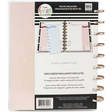 ME & MY BIG IDEAS Happy Planner Medium CLSC, Bon Appetit, Classic Recipe