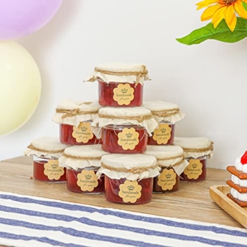 Shop omSaf Mini Mason Jars 4oz - Versatile & Charming