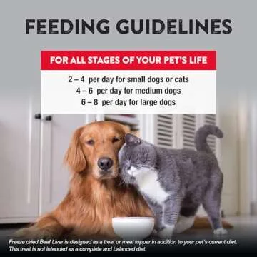 Nutrient-Rich Freeze-Dried Beef Liver Treats for Pets